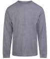 AT012 AWDis Long Sleeve 180 T-Shirt Heather Grey colour image